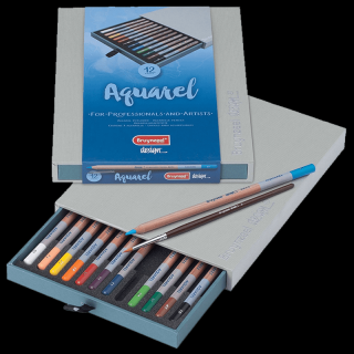Sada akvarelových tužek Bruynzeel Design - 12ks (Sada akvarelových tužek Bruynzeel Design - 12ks)