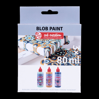 Sada barev Art Creation Blob Paint Mint - 3 x 80 ml (Sada barev Art Creation Blob Paint Mint - 3 x 80 ml)