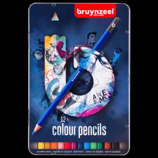 Sada barevných tužek Bruynzeel - 12 ks - modré (Sada barevných tužek Bruynzeel - 12 ks)
