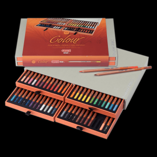 Sada barevných tužek Bruynzeel Design - 48ks (Bruynzeel Design - Barevné tužky v dřevěném boxu - 48ks)