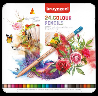 Sada barevných tužek Bruynzeel Expression - sada 24ks (Bruynzeel Expression colour pencils)