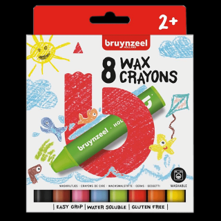Sada pastelek pro děti Bruynzeel - 8ks (Bruynzeel Kids sada dětských pastelek - 8ks)