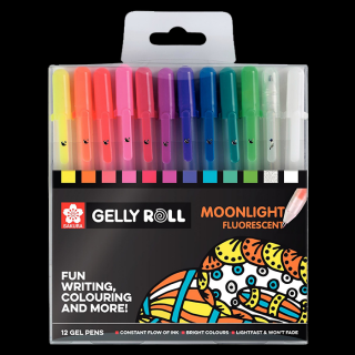 Sakura Gelly Roll Moonlight set 12ks (Sakura Gelly Roll Moonlight set 12ks)