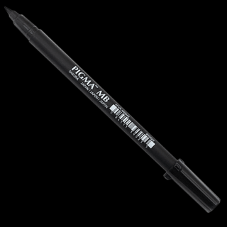 Sakura Pigma Brushpen - Medium Black - Střední Brushpen (Sakura Pigma Brushpen - Medium Black)