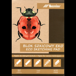 Skicovací blok Leniar Beruška - různé formáty (Skicovací blok Leniar Beruška (160 g/m2))