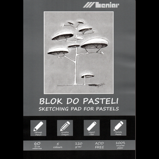 Skicovací blok Leniar Pastel - různé formáty (Skicovací blok Leniar Pastel (120 g/m2))