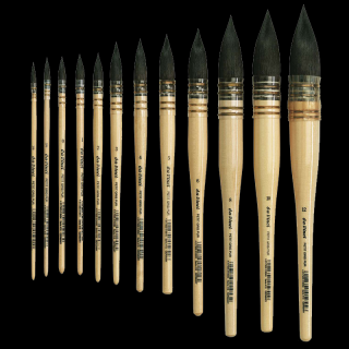 Štětce da Vinci WASH BRUSH - série 418 (Akvarelové štětce da Vinci WASH BRUSH - série 418 - různé velikosti)