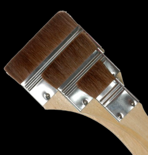 Štětce na šepsovaní s hnedými vlasy - 3 dílny set - RART-105 (Štětce Royal Langnickel Brown Camel hair brush set)