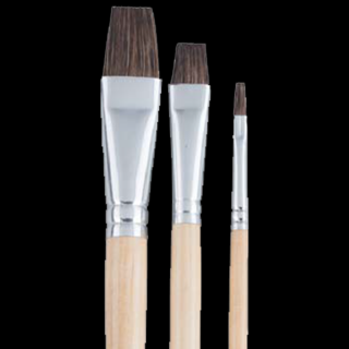 Štětce pro olej/akryl/kvaš ArtCreation - sada 3 ks (ArtCreation Elements brush set for oil/acrylic/gouache, ox hair)