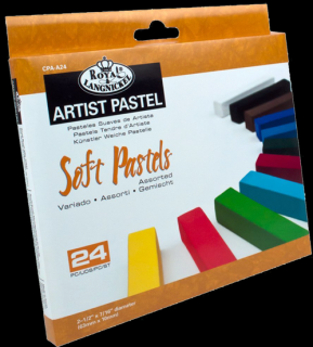 Suché pastely Royal &amp; Langnickel - sada 24 ks (Suchý pastel Royal Langnickel)