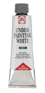 Talens Bílá Podkladová barva pro olej 101 - 150 ml (Talens oil - Underpainting white 101)