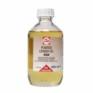 Talens lněný olej čištěný 027 - 250 ml (Talens oil - Purified linsed oil 027)