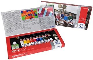 Van Gogh akrylové barvy - combi set 10 x 40 ml