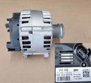 Alternátor 140A 14V Originál 04E903023K , 04E 903 023 K