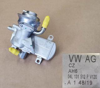 Chladič pro zpětné vedení spalin s regulační klapkou Originál 04L131512P