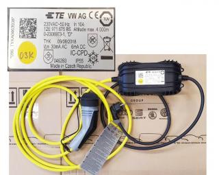 Kabel k nabíječce pro sítovou zásuvku Originál  12E971675BS , 12E 971 675 BS