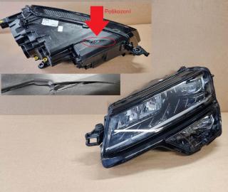 LED - světlomet levý - poškozený Škoda Karoq Originál 57B941015D
