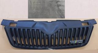 Maska chladiče kompletní Originál Škoda Fabia II RS se znakem  5J0853668C 9B9