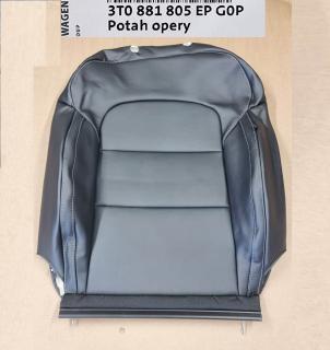 Potah opěry,  levá strana řidiče Originál Škoda Superb II 3T0881805EP G0P