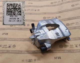 Třmen kotoučové brzdy přední levý Originál 2Q0615123A, 2Q0615105Q