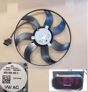 Větrák elektrický 260/90W 390mm Originál 6R0959455E , 6R0 959 455 E