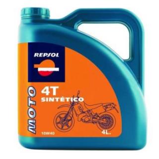 REPSOL motorový olej moto SINTETICO 4T 10W40  4 L (REPSOL MOTO SINTETICO 4-T 10W-40)