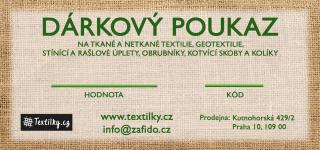 Dárkový poukaz v hodnotě 5000 Kč