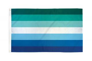 Modrá vlajka Gay Male Pride 150x90cm