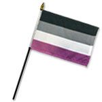 vlaječka asexual hrdosti 10x15 cm