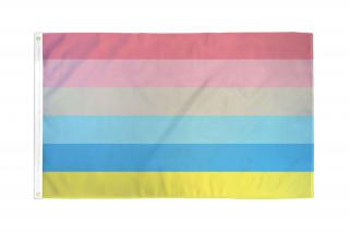 Vlajka genderflux 90 x 150 cm