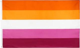 Vlajka lesbická sunset 150x90cm
