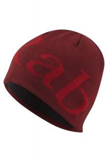 Čepice RAB Logo beanie (oxblood red)