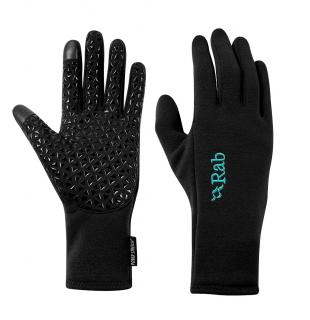 Dámské rukavice RAB Power Stretch Contact Grip (černá)