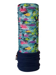 Dětský zateplený šátek 4FUN Barrier reef POLARTEC