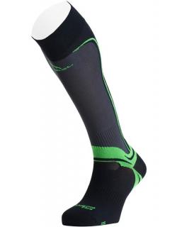 Lyžařské ponožky LURBEL Ski pro, vel. 35-38, 43-46 (černá/zelená)
