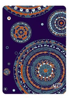Multifunkční šátek 4FUN Mandala blue
