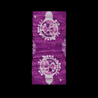 Multifunkční šátek 4FUN Mandala viola RECYCLING
