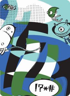 Multifunkční šátek 4FUN monster blue