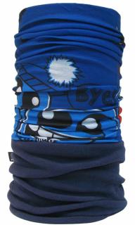Zateplený šátek 4FUN Crazy blue POLARTEC