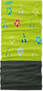 Zateplený šátek 4FUN Trace green POLARTEC