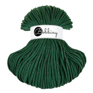 Bobbiny šňůry premium 5mm - Golden Pine Green