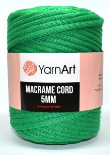 Macrame Cord 5 mm barva 759 zelená