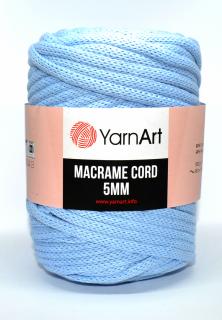 Macrame Cord 5 mm barva 760 modrá