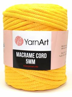 Macrame Cord 5 mm barva 764 žlutá