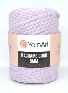 Macrame Cord 5 mm barva 765 fialová