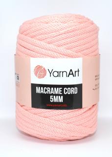 Macrame Cord 5 mm barva 767 lososová