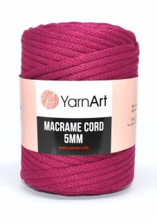 Macrame Cord 5 mm barva 777 vínová