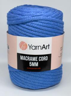 Macrame Cord 5 mm barva 786 středně modrá