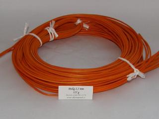 Pedig barvený pr. 2,5 mm - 125 g oranžová (Pedig barvený pr. 2,5 mm - 125 g oranžová)