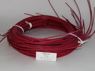 Pedig barvený pr. 2 mm - 125 g bordó (Pedig barvený pr. 2 mm - 125 g bordó)